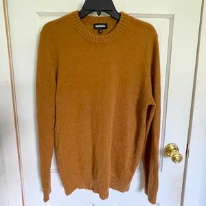 Express - Supersoft Crew Neck Sweater - Caramel